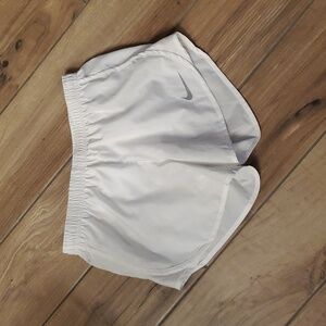 White Nike running shorts size XS. Very clean!